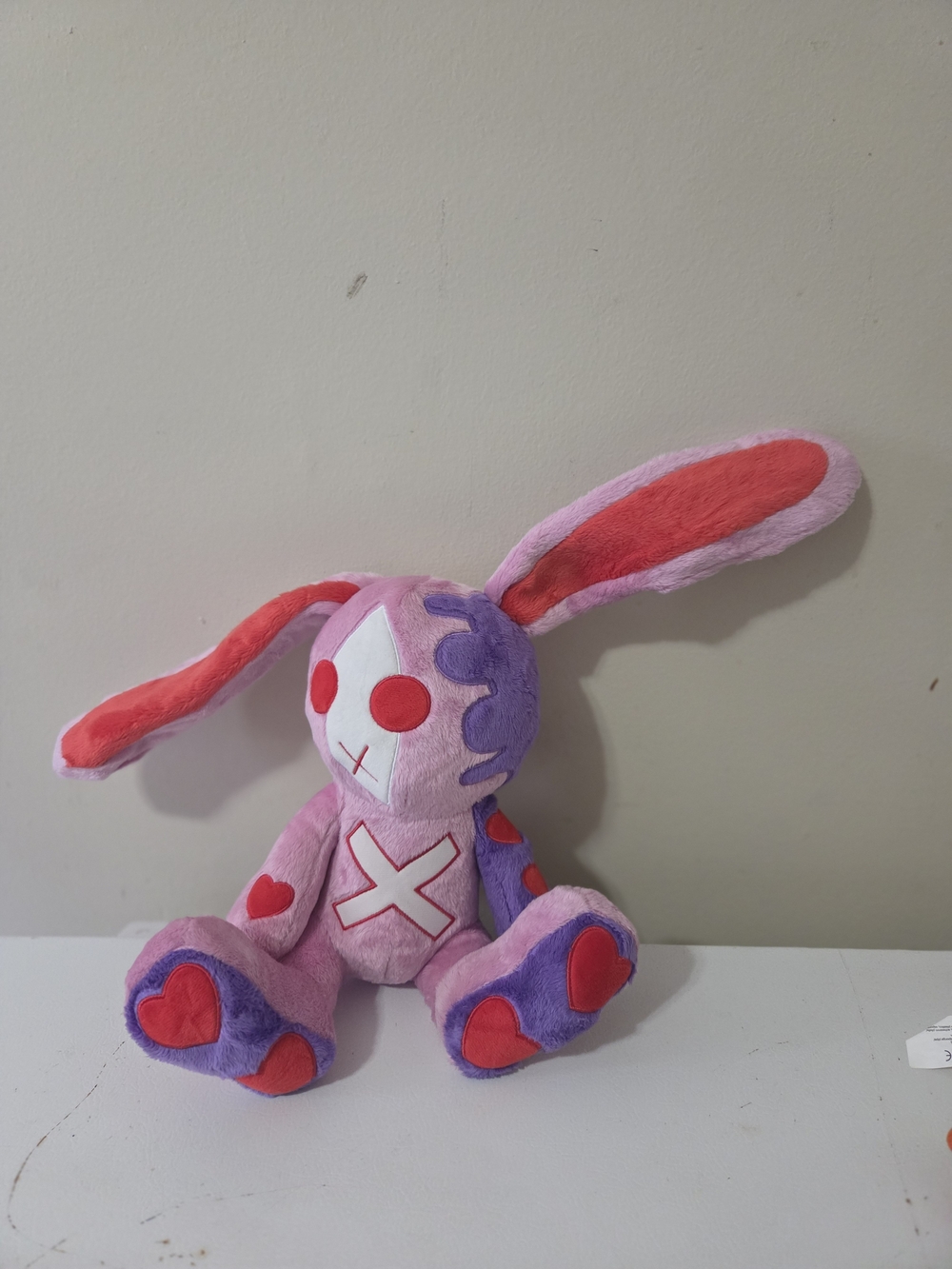 Moody Purple Rose Emo Bunny Stuffed Animal